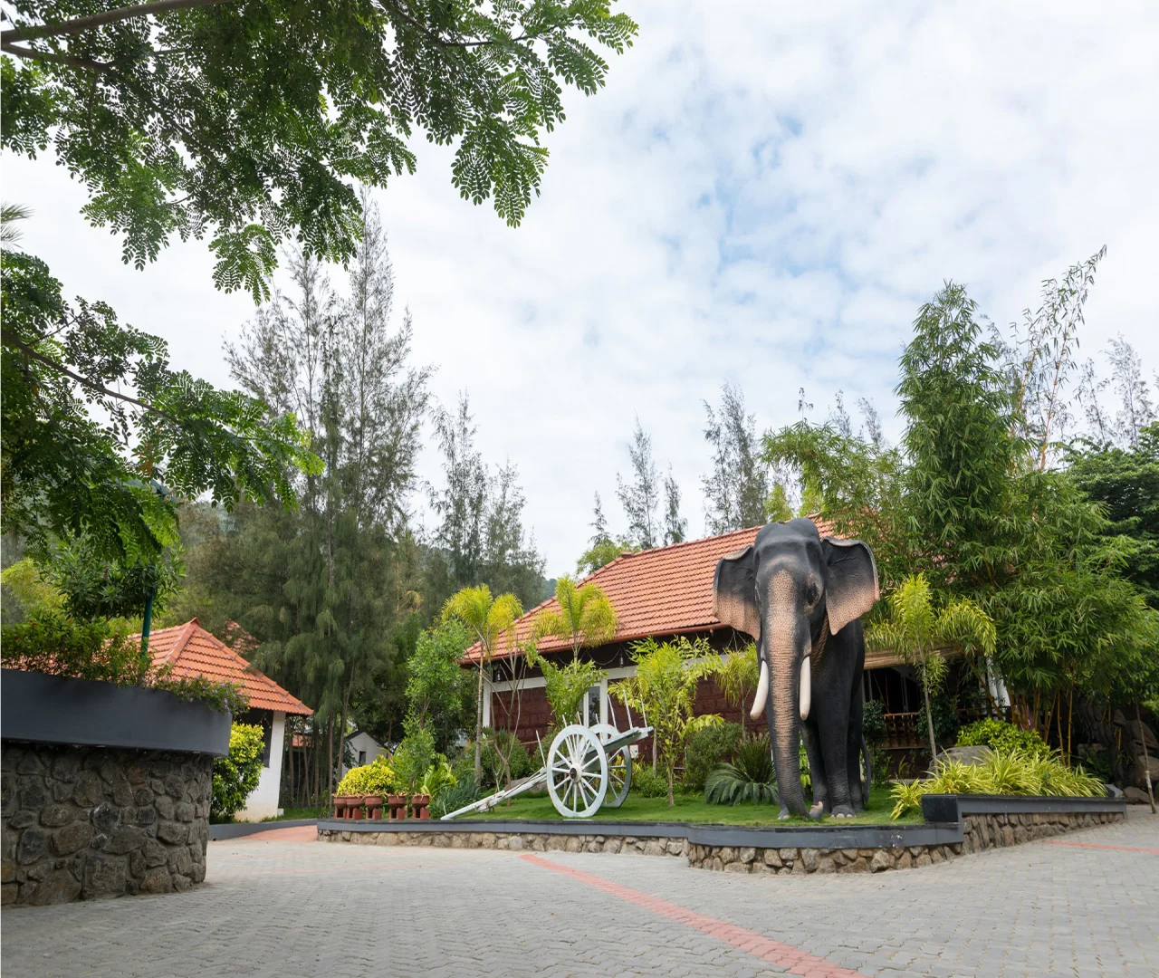 reception of SR Jungle Resort